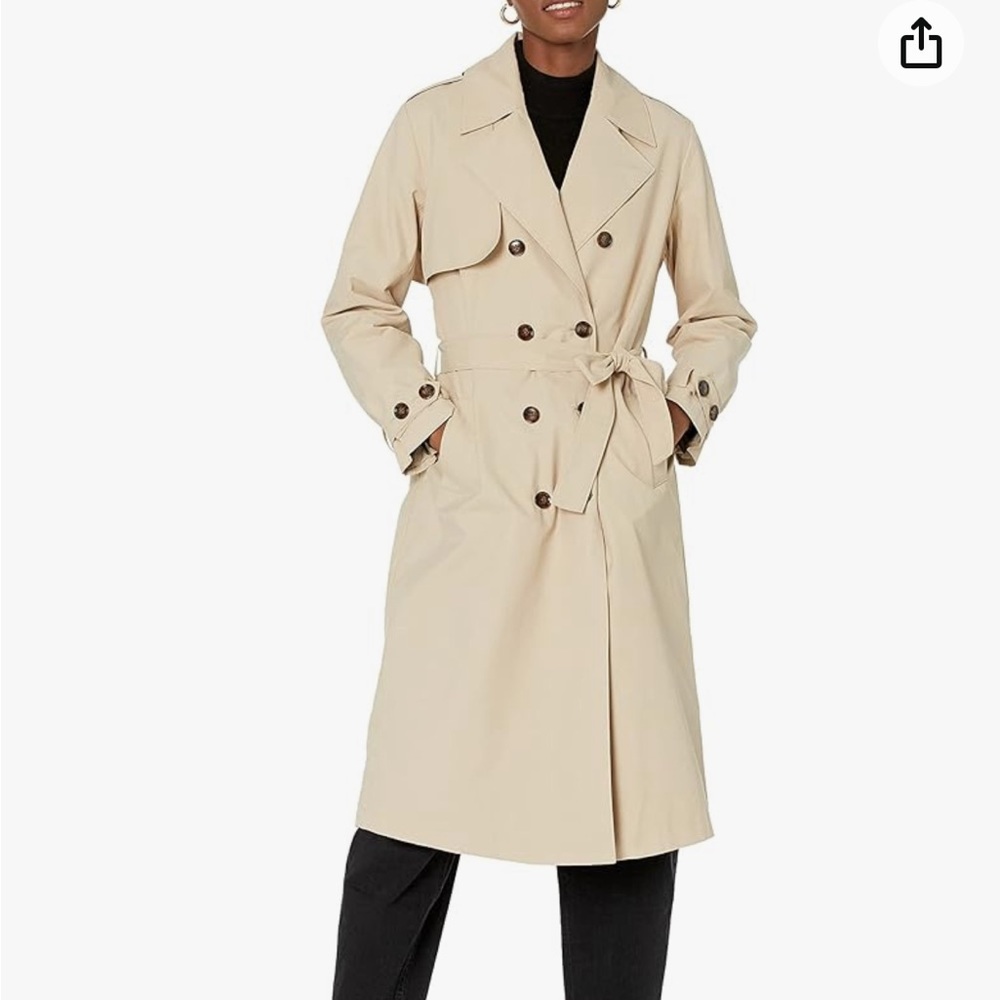 The Drop Women’s Noa Trench Coat (Amazon) in Hummus, Size Small